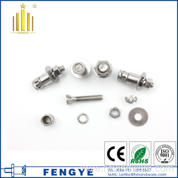 stainless steel undercut anchor bolt for curtain wall